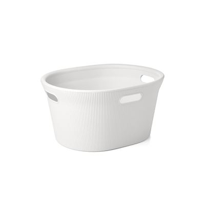 Cesta ropa Baobab blanco pergamon Tatay 52x42x26 cm - 10420.01