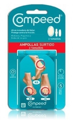 Compeed Ampollas Surtido 3 Tamaños 5 Unidades