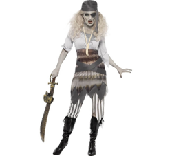 Disfraz Pirata Zombie para mujer precio