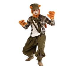 Disfraz de Gato Callejero Pardo para hombre en oferta