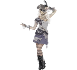 Disfraz de Pirata Fantasma para mujer características