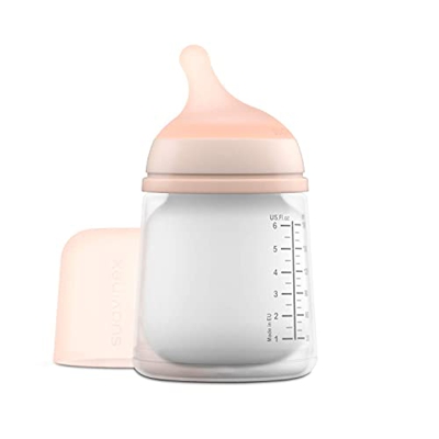 Biberón Anticólico Suavinex Lactancia Mixta Flujo Lento 180ml