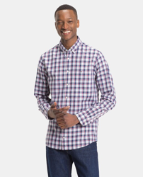 Tommy Hilfiger - Camisa De Hombre Regular De Cuadros Azul, precio y  características - Shoptize