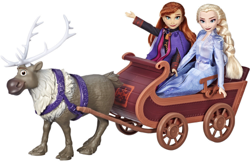 Hasbro - Princesas Disney Elsa, Ana, Reo Con Trineo Frozen II Disney características