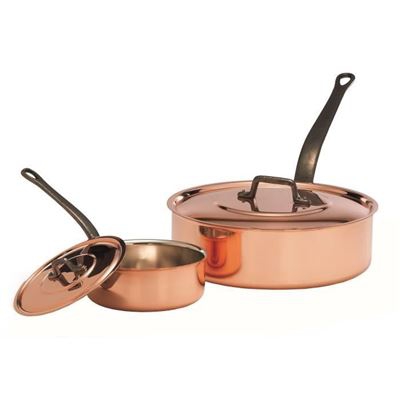 BAUMALU Salteador + tapa de cobre - 24 cm