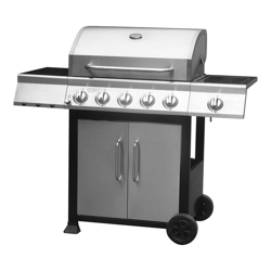 El Corte Inglés - Barbacoa De Gas Con 5 Quemadores + 1 Lateral Mustang Acero precio