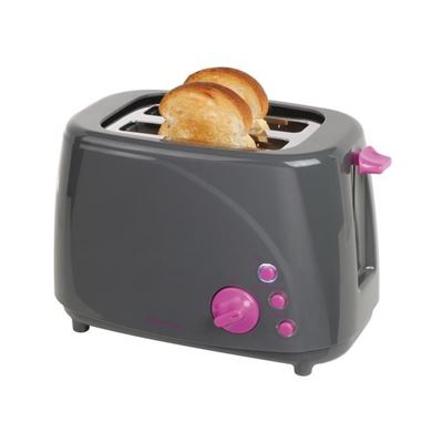 Tostadora de 2 ranuras gris/púrpura - DOMOCLIP DOD150GVI