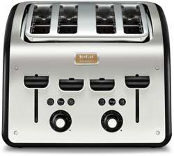 TEFAL TT770811 Tostadora de 4 ranuras - Acero inoxidable / Negro en oferta