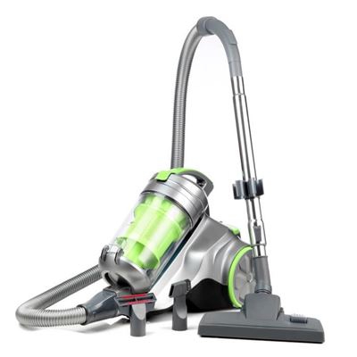 CONTINENTAL EDISON Aspiradora de trineo sin bolsa Silentium - 800W - 76 dB - A - Verde