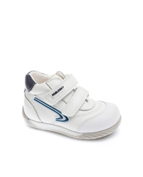Pablosky - Zapatillas Deportivas De Bebés Blancas Con Doble Velcro en oferta