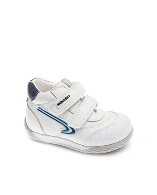 Pablosky - Zapatillas Deportivas De Bebés Blancas Con Doble Velcro