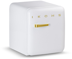 Frigorífico Retro Fridge 50 Gold Blanco características