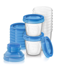 Philips Avent - Set of containers (10 containers + 10 caps) en oferta