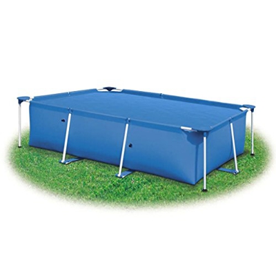 Tidyard Cobertor Piscina Hinchable Cubierta Rectangular de PE de Piscina Azul 260x160 cm