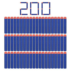 StillCool Nerf N-Strike 200pcs 7.2cm Espuma Suave Dardos Recarga Bala Blasters para Nerf N-Strike Elite Serie niños Juguete Pistola Azul Oscuro. precio
