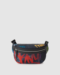 DKNY - Riñonera De Mujer En Azul Marino Con Estampado Multicolor características