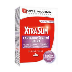 XtraSlim 3 en 1 Forte Pharma 60 Cápsulas características