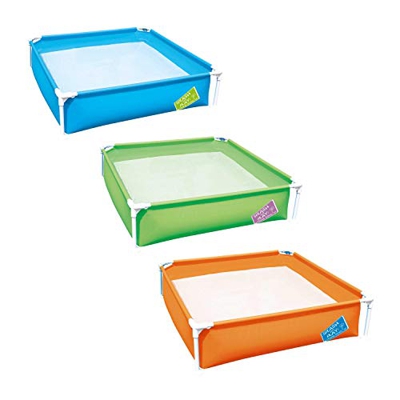 Bestway - Piscina infantil cuadrada, 122 x 122 x 30,5 cm
