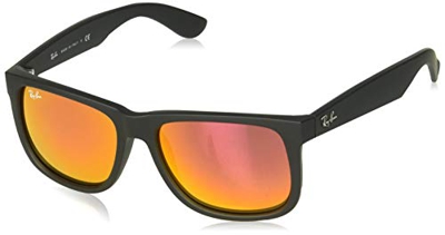 RAY-BAN Justin Gafas de sol, Rubber Black, 51 para Hombre