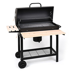Oneconcept Beefbutler Smoke Edition - Parrilla de carbón con ahumador , Barbacoa , BBQ , Grill , Asador Directo o indirecto , Rejillas de ventilación  en oferta