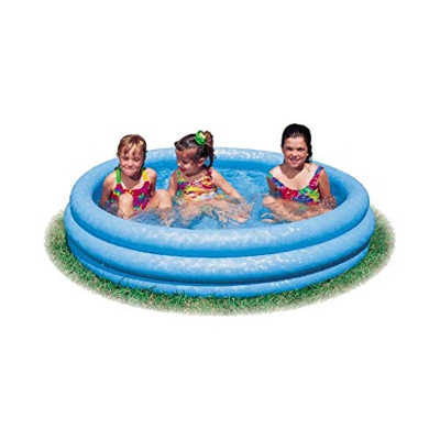 Intex 59416NP - Piscina hinchable 3 aros azul, 114 x 25 cm, 132 litros