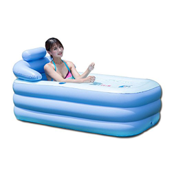 oukaning Portable Adult Spa PVC plegable bañera bañera hinchable Piscina infantil hinchable Pool azul características