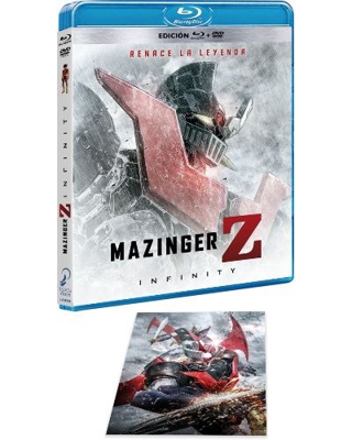 MAZINGER Z INFINITY BLU RAY + DVD + POSTAL EXCLUSIVA NUEVO ( SIN ABRIR )