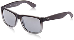 Ray-Ban Sunglasses Justin 4165 852/88 Rubber Grey Silver Mirror Gradient Large características