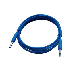 Cable Temium jack 3.5mm Azul 1,5m en oferta