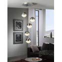LAMPARA LED 5 LUCES SPHERE Color Cromo - SCHULLER en oferta