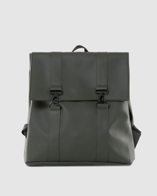 Rains - Mochila Unisex En Verde Resistente Al Agua
