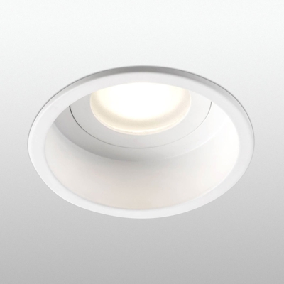 HYDE empotrable blanco y redondo fijo IP44 - FARO BARCELONA