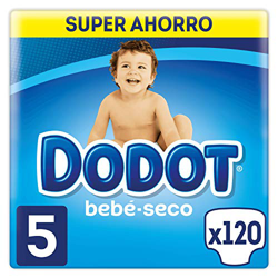 Dodot Bebé Seco Pañal Pack Super Ahorro T5 120Uds precio