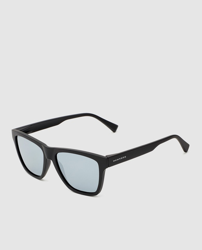 Hawkers - Gafas De Sol Unisex Squared En Negro Con Lentes Grises en oferta