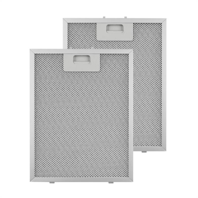 Klarstein filtro de aluminio 24,4 x 31,3 cm intercambiable reemplazo 2 unidades