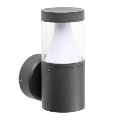 PLIM Aplique de pared difusor cónico gris oscuro