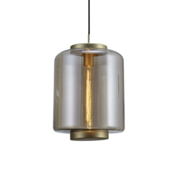 Lámpara 1 Luz - Mediano SERIE JARRAS ACABADO CONGAC GLASS-MAT GOLD METAL - DIYAS características