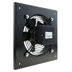 Extractor de aire PrimeMatik, de pared de 200 mm para ventilación industrial 2550 rpm cuadrado 310x310x48 mm en oferta