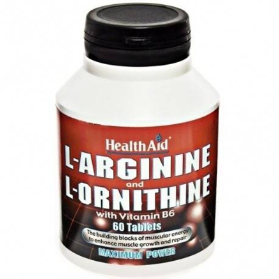 L-arginina/l-ornitina 600 mg/300 mg health aid