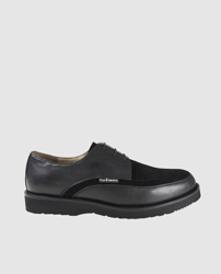Fun & Basics - Zapatos De Cordones De Hombre Fun & Basic De Piel En Color Negro en oferta