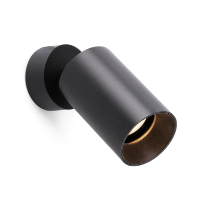 STAN proyector de pared en negro - FARO BARCELONA