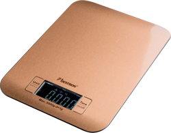 Bestron Báscula de cocina electrónica AKS700CO 5 kg cobre en oferta