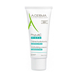 A-derma phys-ac hydra crema hidratante compensadora 40ml características