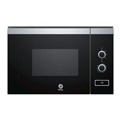 Microondas - Balay 3CP4002X0 Integrado Solo 20L 800W Negro, Acero inox en oferta