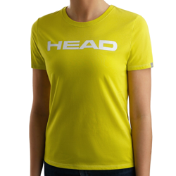 HEAD Club Lucy Camiseta De Manga Corta Mujeres - Amarillo Limón, Blanco características
