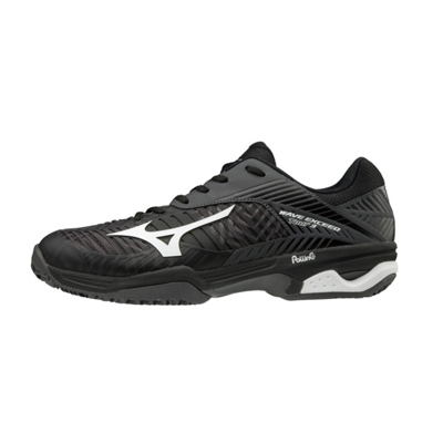 Mizuno Wave Exceed Tour 3 CC Zapatilla Tierra Batida Hombres - Negro, Blanco