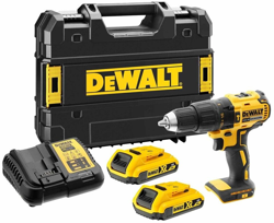 DeWalt DCD778D2T 18V Batería de ión de litio Taladro / destornillador de impacto fijado en Tstak (batería 2x 2.0Ah) - 65 Nm características