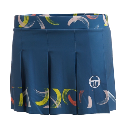 Sergio Tacchini Abstract Falda Mujeres - Azul, Multicolor