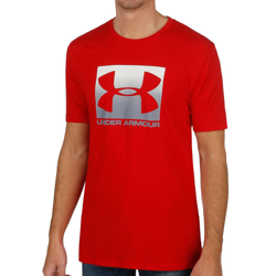 Under Armour Boxed Sportstyle Camiseta De Manga Corta Hombres - Rojo, Blanco características
