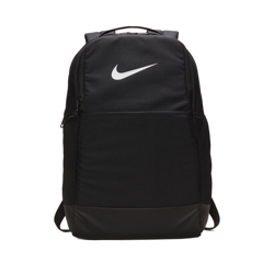 Nike Brasilia Medium Mochila - Negro, Blanco en oferta